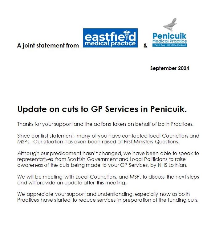 Joint Statement Update
